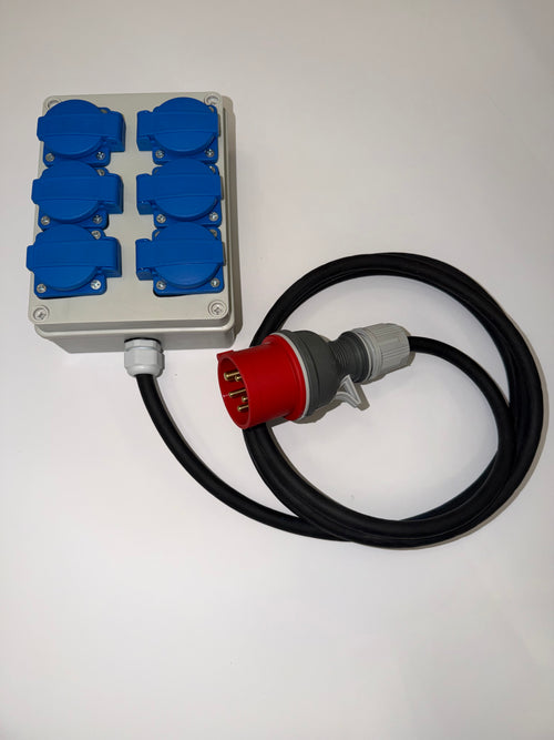TRIVOLT 16A Rozgałęźnik 6×230V – CEE 16A 5P